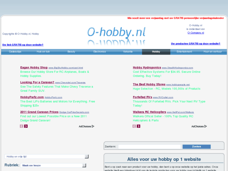 www.o-hobby.nl