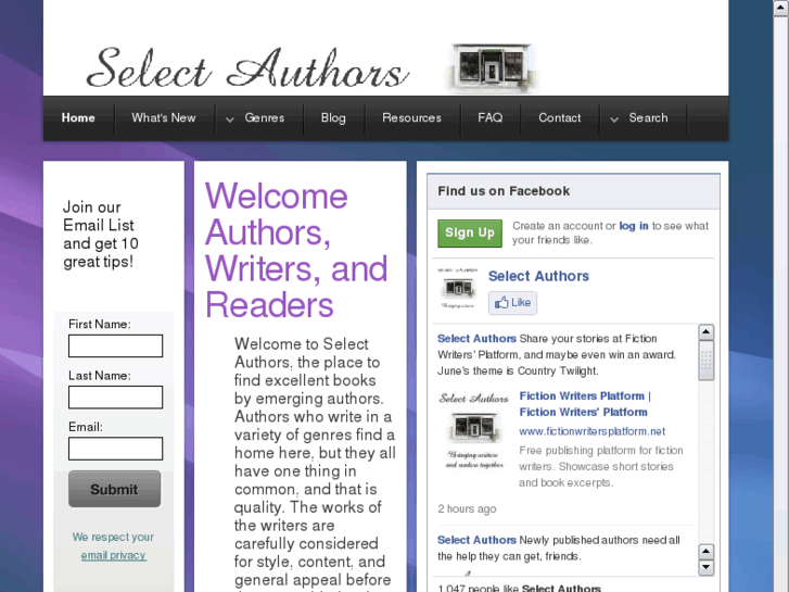 www.select-authors.com