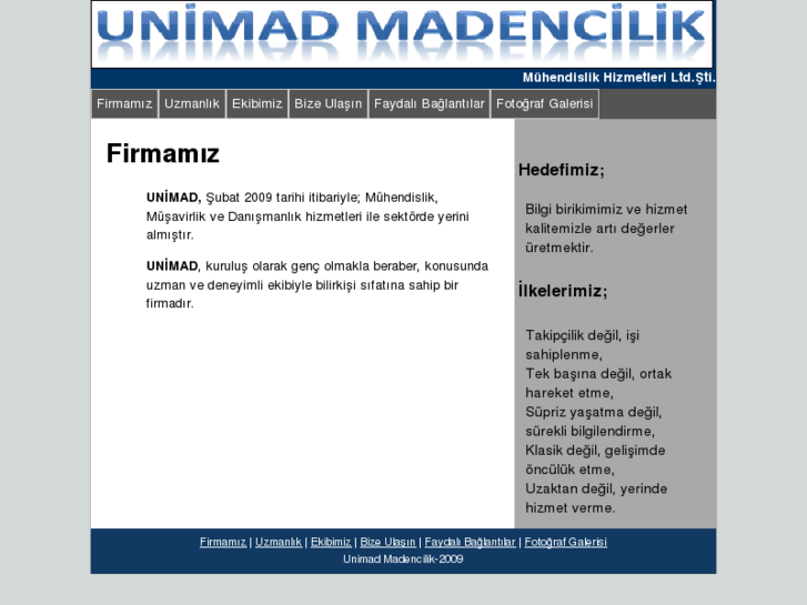 www.unimadmadencilik.com