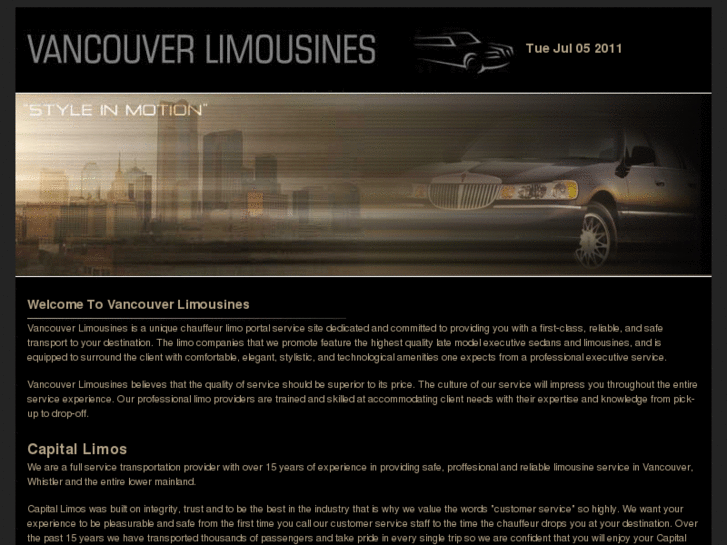 www.vancouverlimousines.com