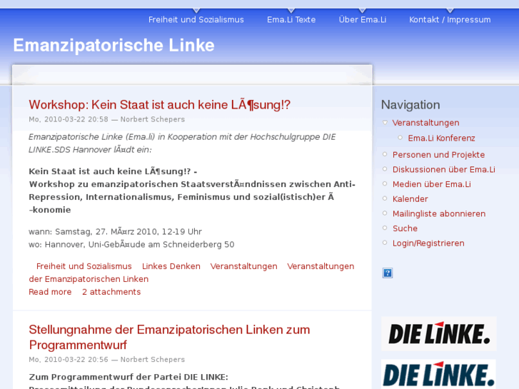 www.emanzipatorische-linke.de