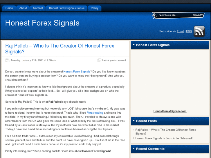 www.honestforexsignals.net