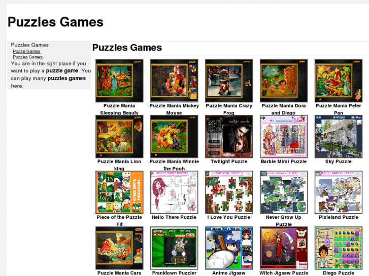 www.puzzlesgames.biz