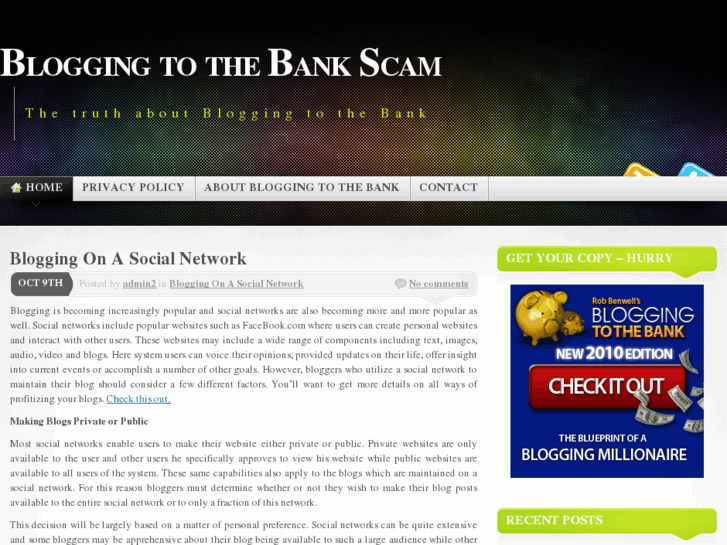 www.bloggingtothebankscam.org