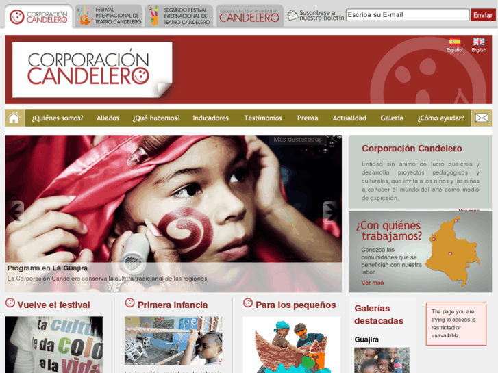 www.corporacioncandelero.org