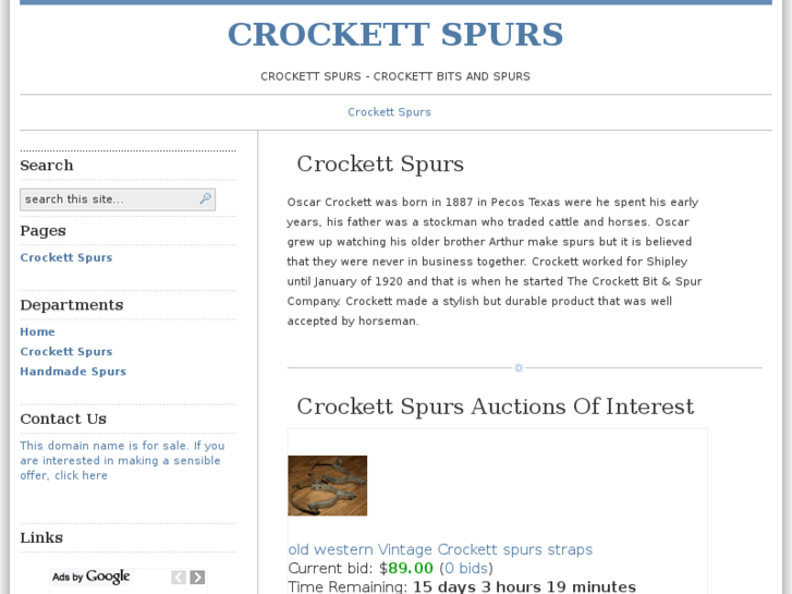 www.crockettspurs.com