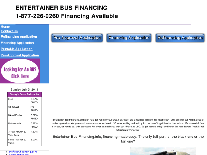 www.entertainerbusfinancing.info