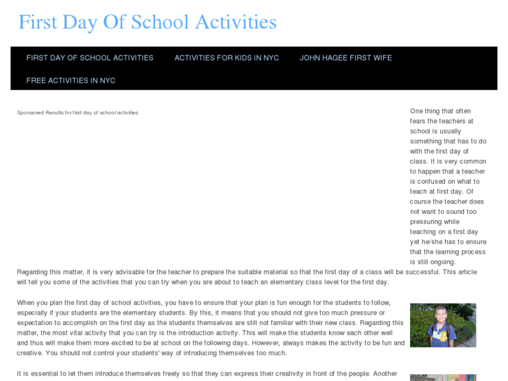 www.firstdayofschoolactivities.net