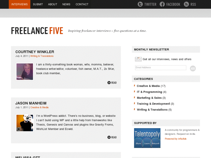 www.freelancefive.com