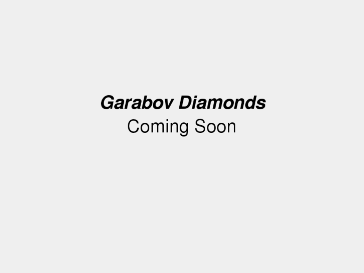 www.garabovdiamonds.com