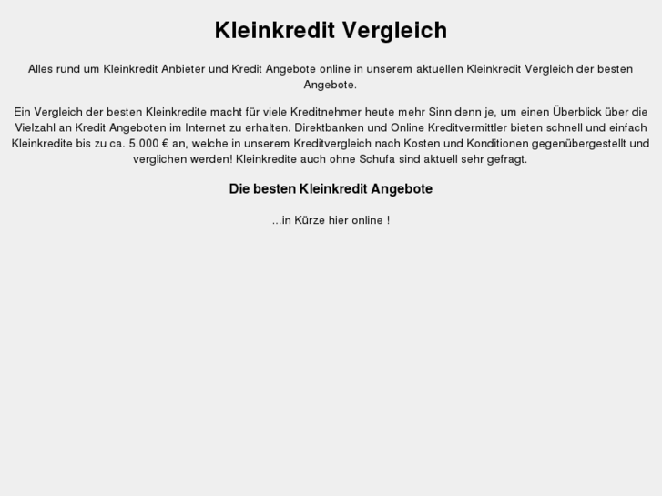 www.kleinkreditvergleich.org