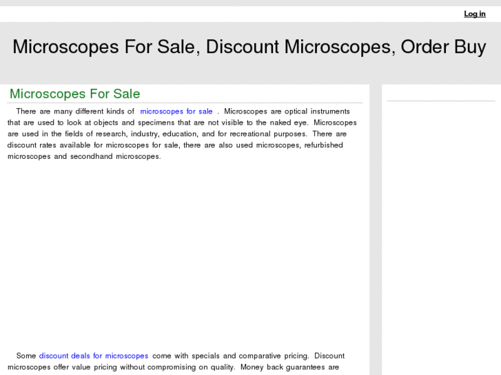 www.microscopeforsale.net