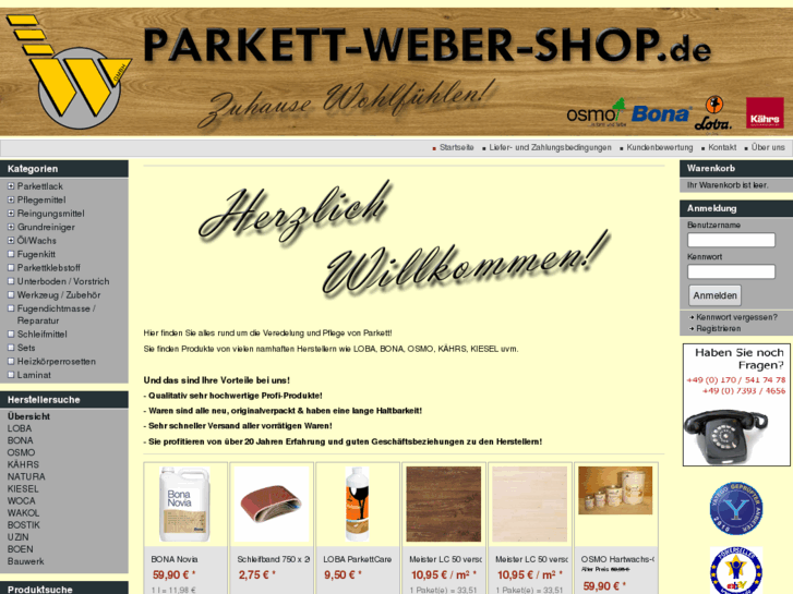 www.parkett-weber-shop.com