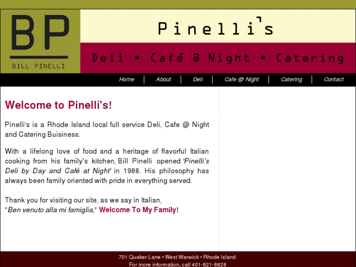 www.pinelliscatering.com