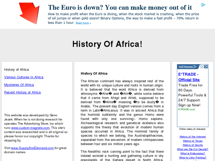 www.thehistoryofafrica.com