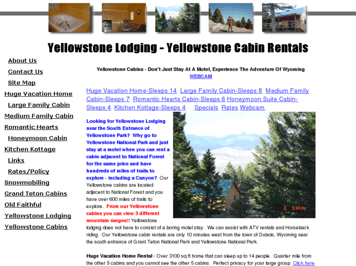 www.yellowstonecabinrentals.com