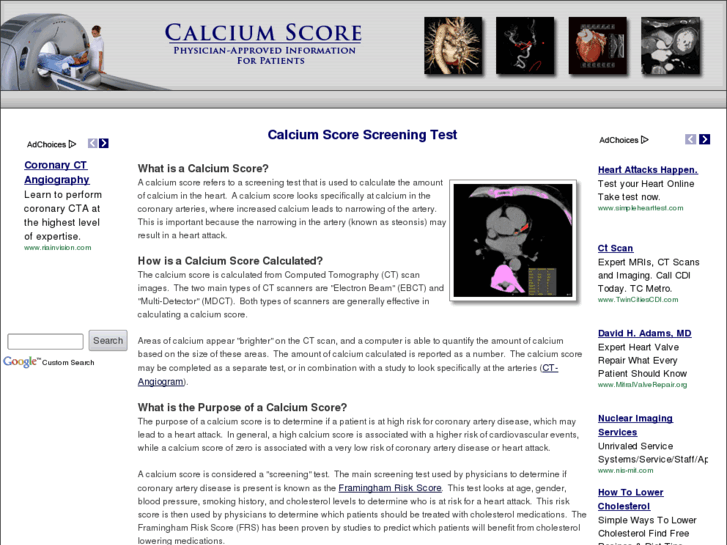 www.calciumscore.net