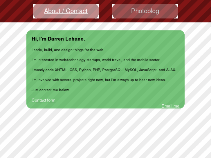 www.darrenlehane.org