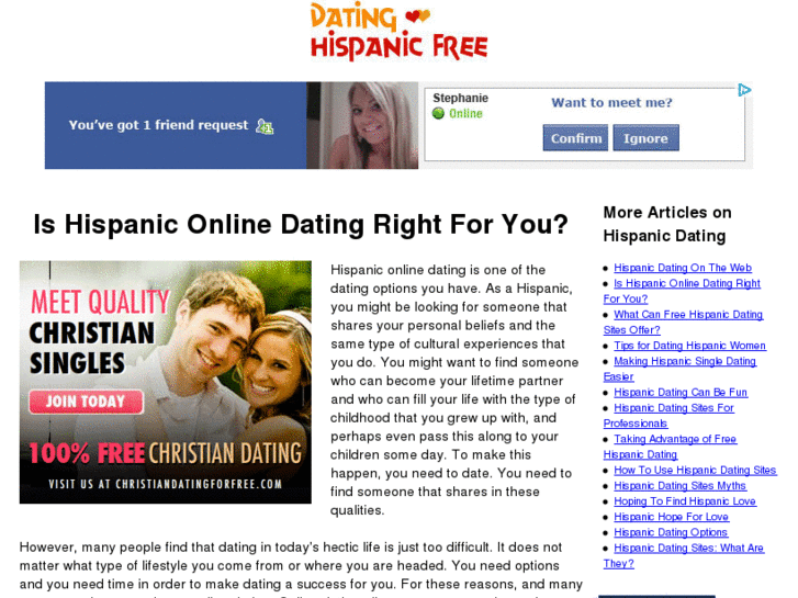 www.datinghispanicfree.com