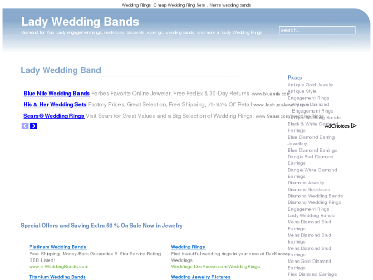 www.ladyweddingbands.com