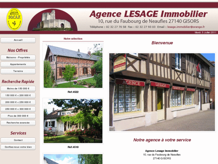 www.lesage-immobilier-gisors.com