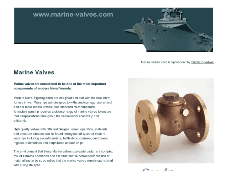 www.marine-valves.com