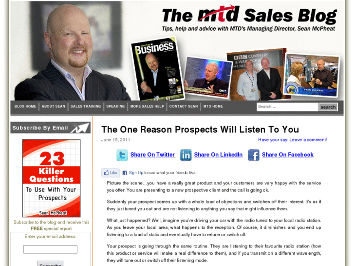 www.mtdsalesblog.com