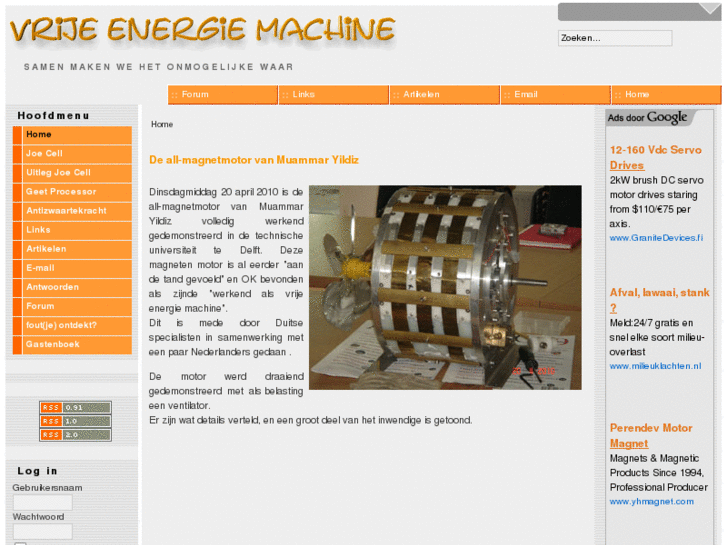 www.vrijeenergiemachine.nl