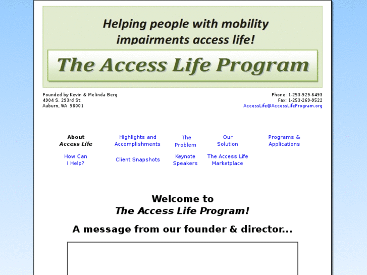 www.accesslifefoundation.org