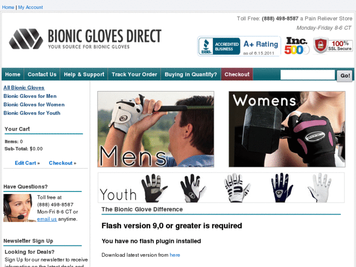 www.bionic-gloves-direct.com