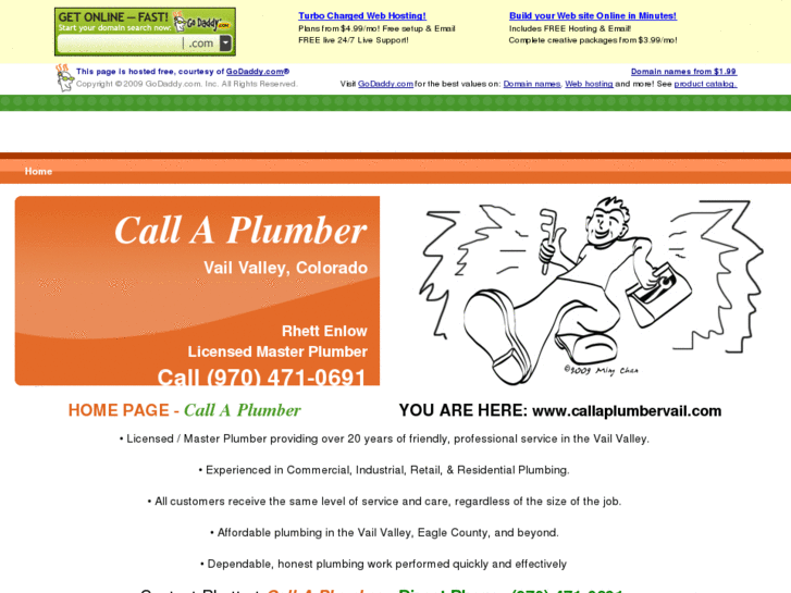 www.callaplumbervail.com