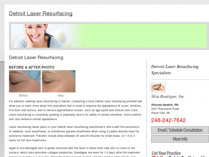 www.detroitlaserresurfacing.com