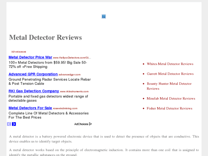 www.metal-detector-reviews.org