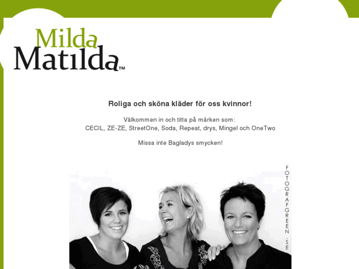 www.mildamatilda.se