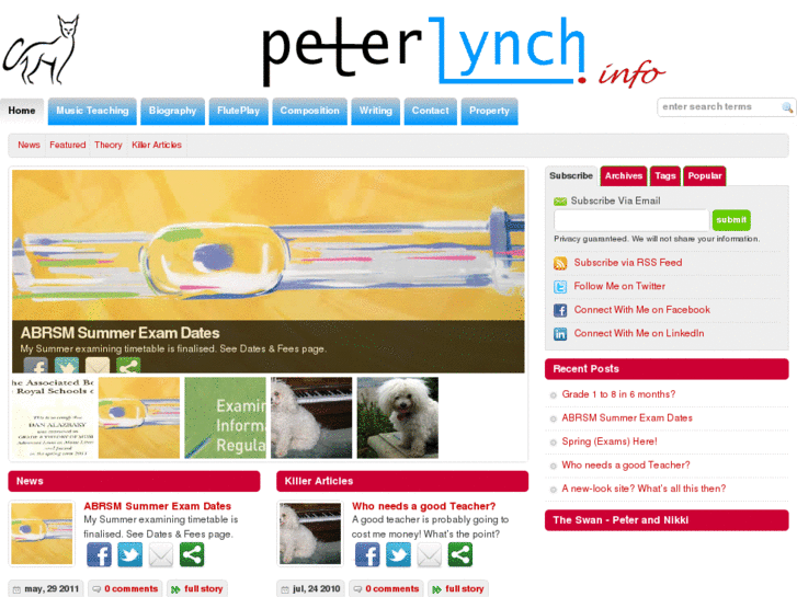 www.peterlynch.info