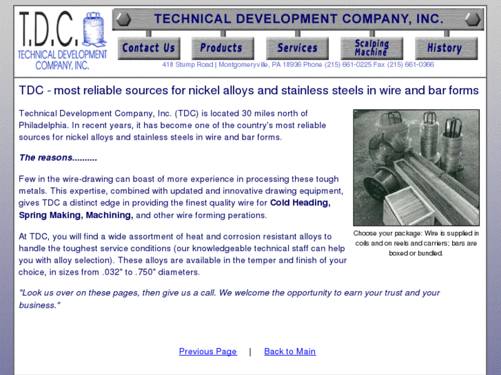 www.technicaldevelopmentcorp.com