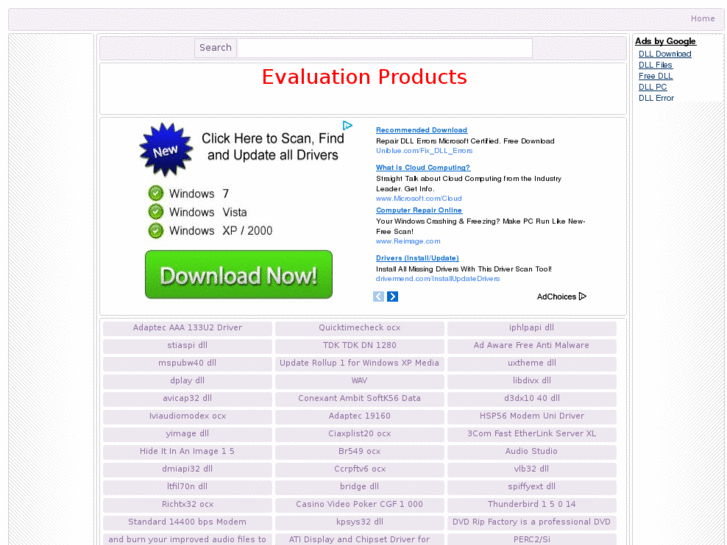 www.evaluationproducts.com