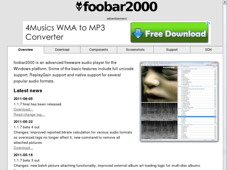 www.foobar2000.org