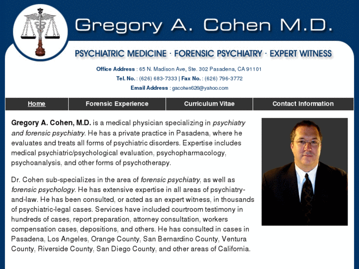 www.gregoryacohenmd.com