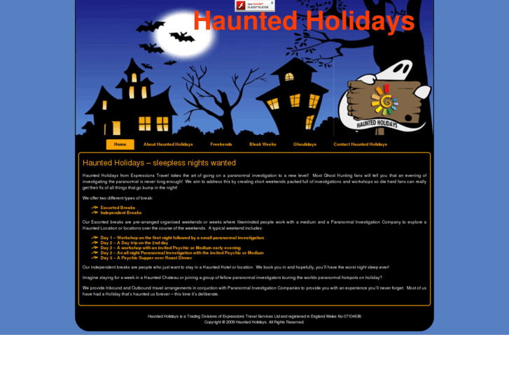 www.haunted-holidays.com