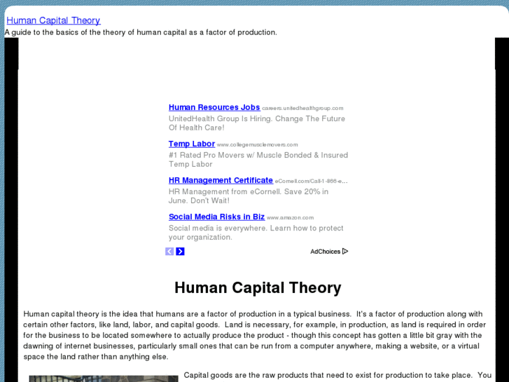 www.humancapitaltheory.com