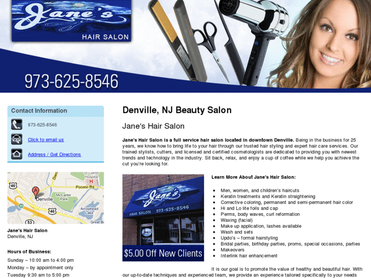 www.janeshairsalon.net