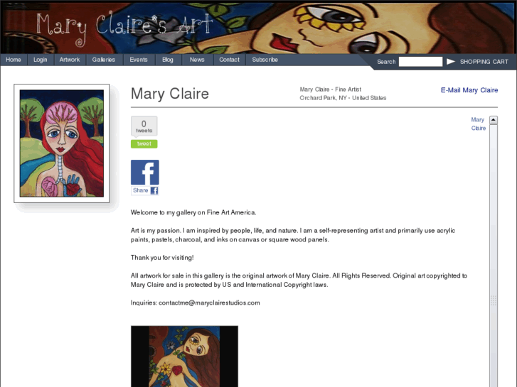 www.maryclairesart.com