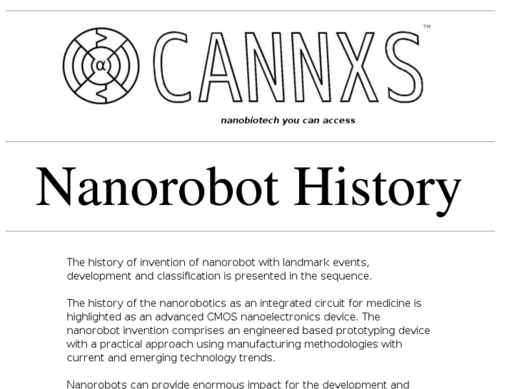 www.nanorobothistory.org