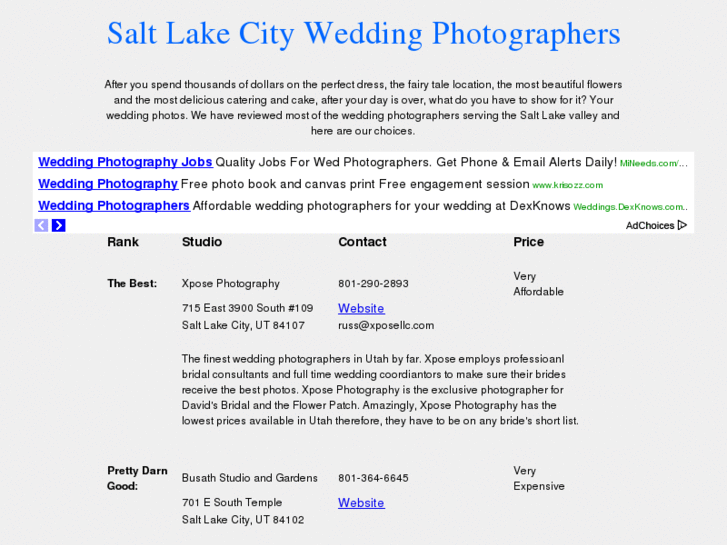 www.salt-lake-city-wedding-photographer.com