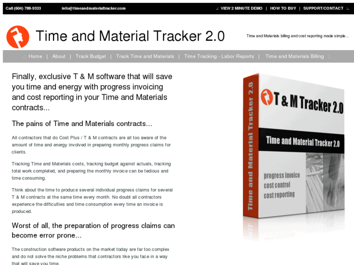 www.timeandmaterialtracker.com