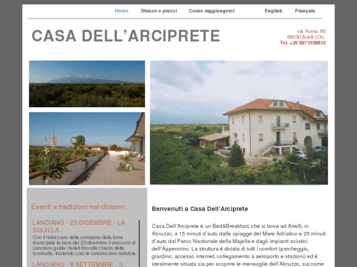 www.casadellarciprete.com