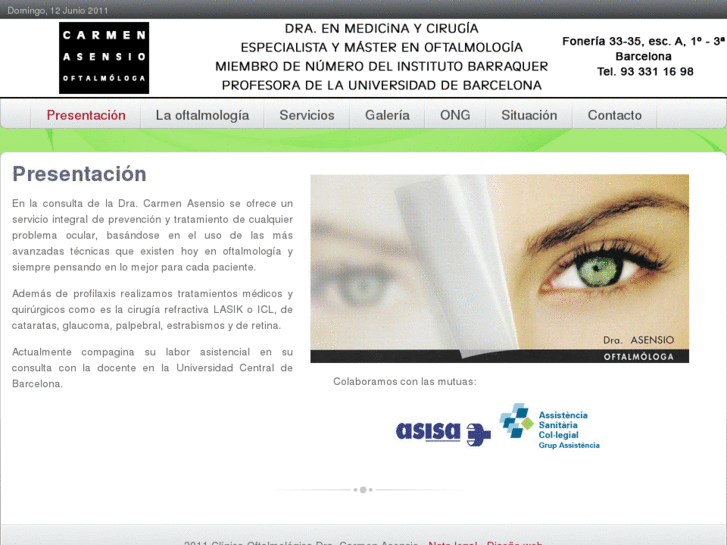 www.clinicaoftalmologicacarmenasensio.com