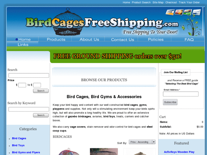 www.birdcagesfreeshipping.com
