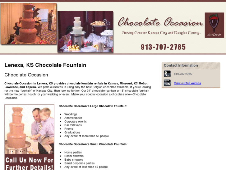 www.chocolatefonduefountainkc.com